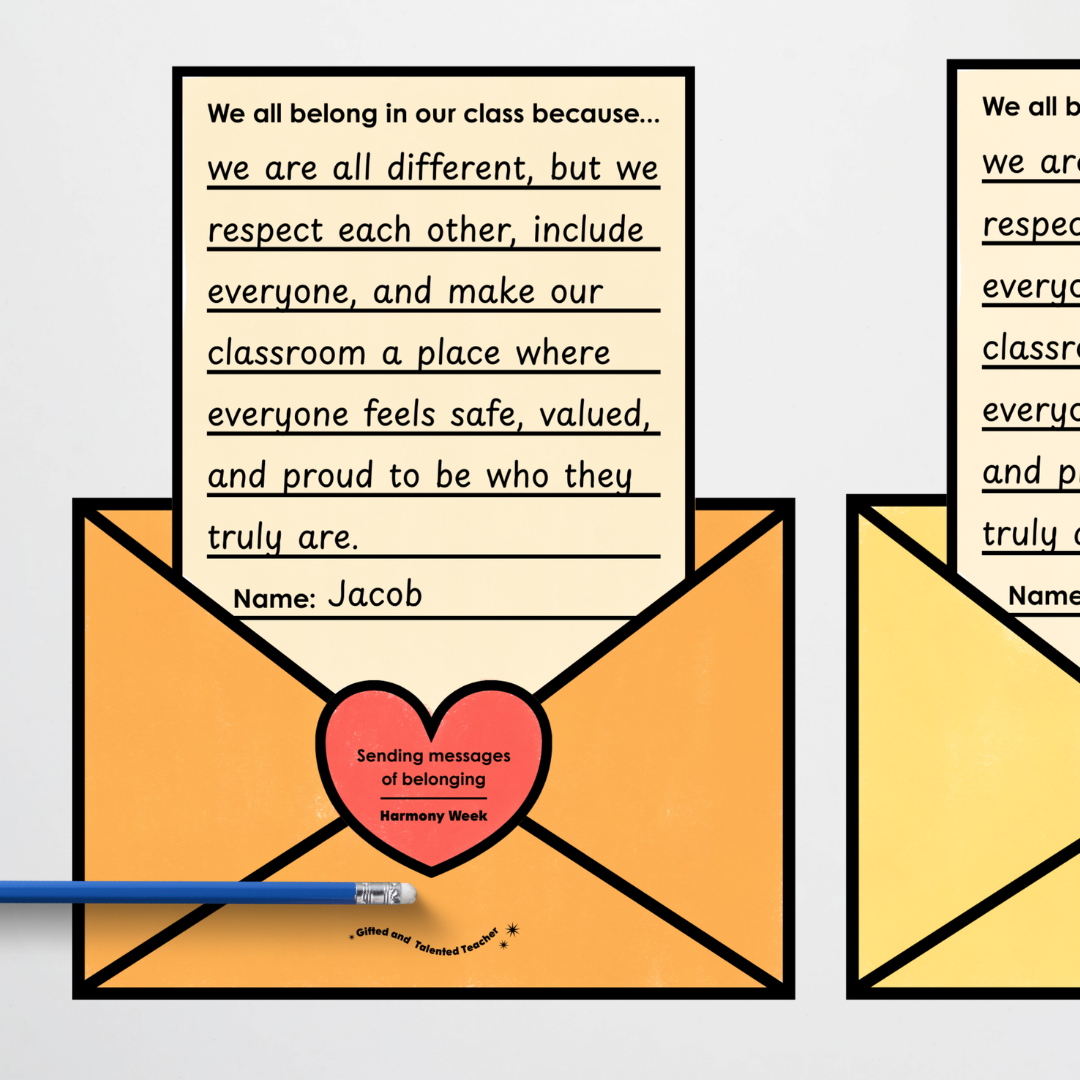 Harmony Day and Harmony Week: Letters and Messages of Belonging Classroom Activity - Teacher Resources & Classroom Decor