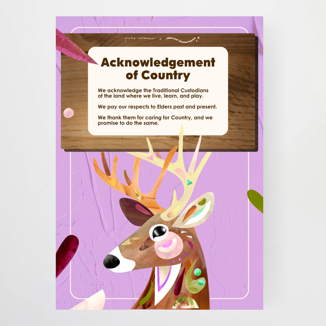 Acknowledgement of Country - North America Classroom Decor - Teacher Resources & Classroom Decor