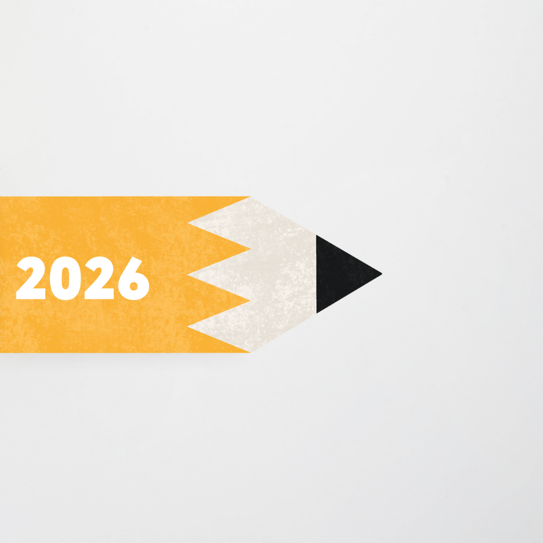 School Pencil Flip Calendar - Rainbow Classroom Decor