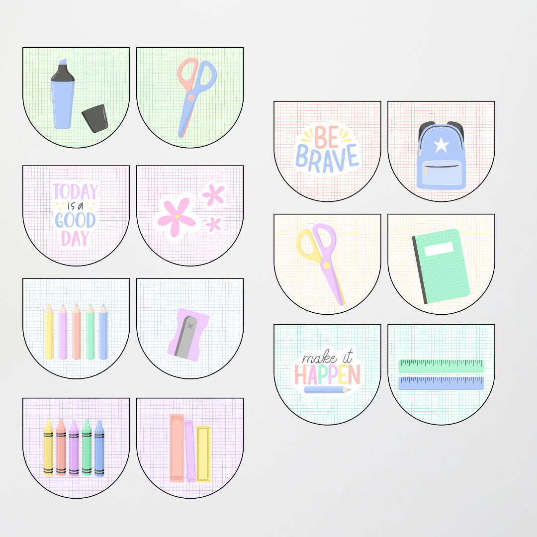 Alphabet Flags - School Doodles Classroom Decor - Teacher Resources & Classroom Decor