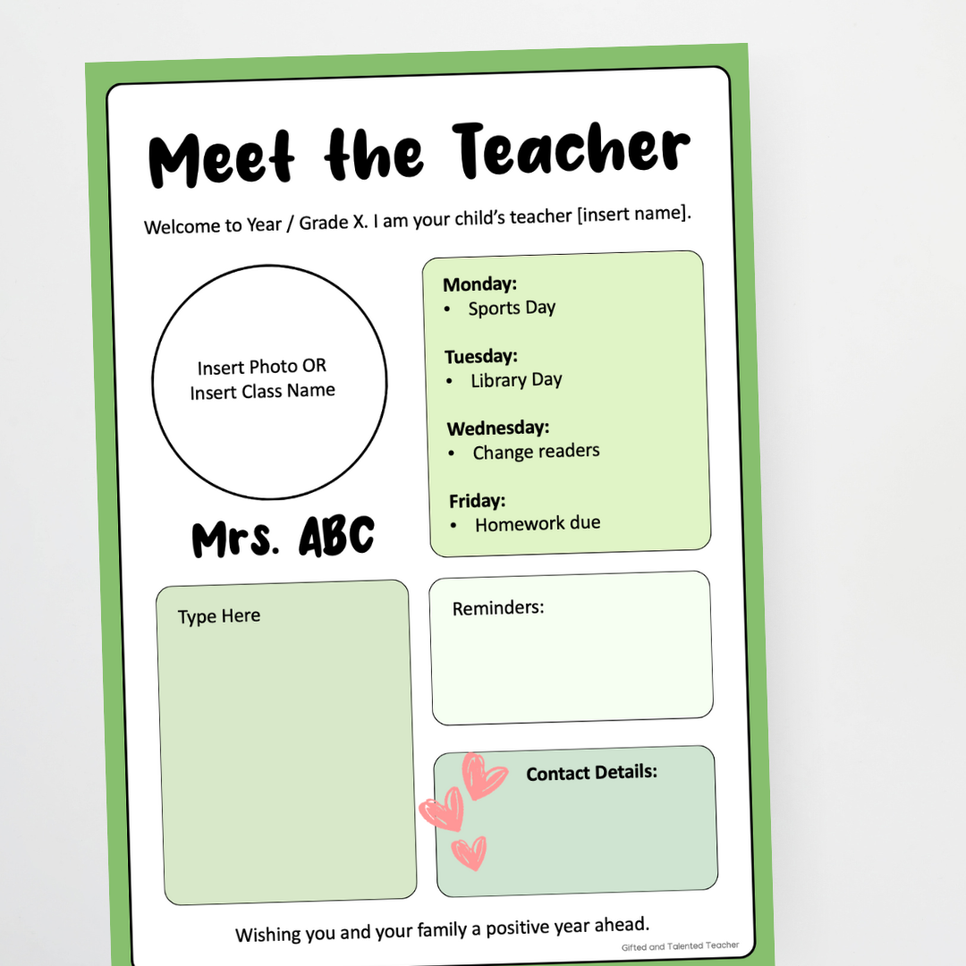 Meet the Teacher - Boho Botanical Classroom Decor - Teacher Resources & Classroom Decor