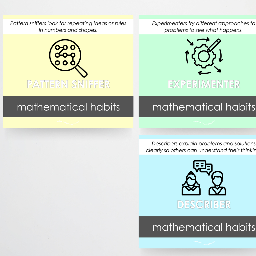 Mathematical Habits of Mind Wall Display: Pretty in Pastel Classroom Decor - Teacher Resources & Classroom Decor