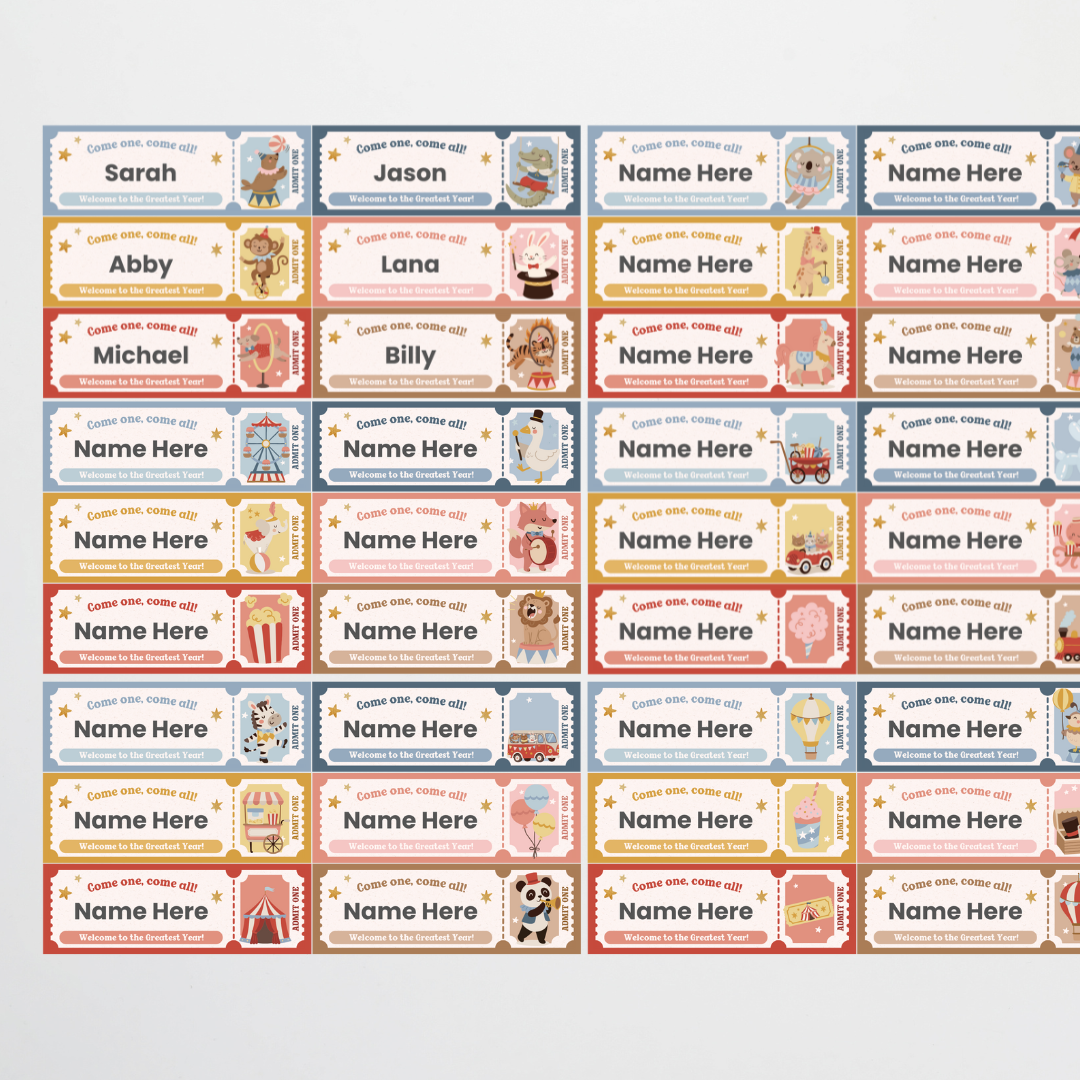 Classroom Door Display - Little Circus Classroom Decor