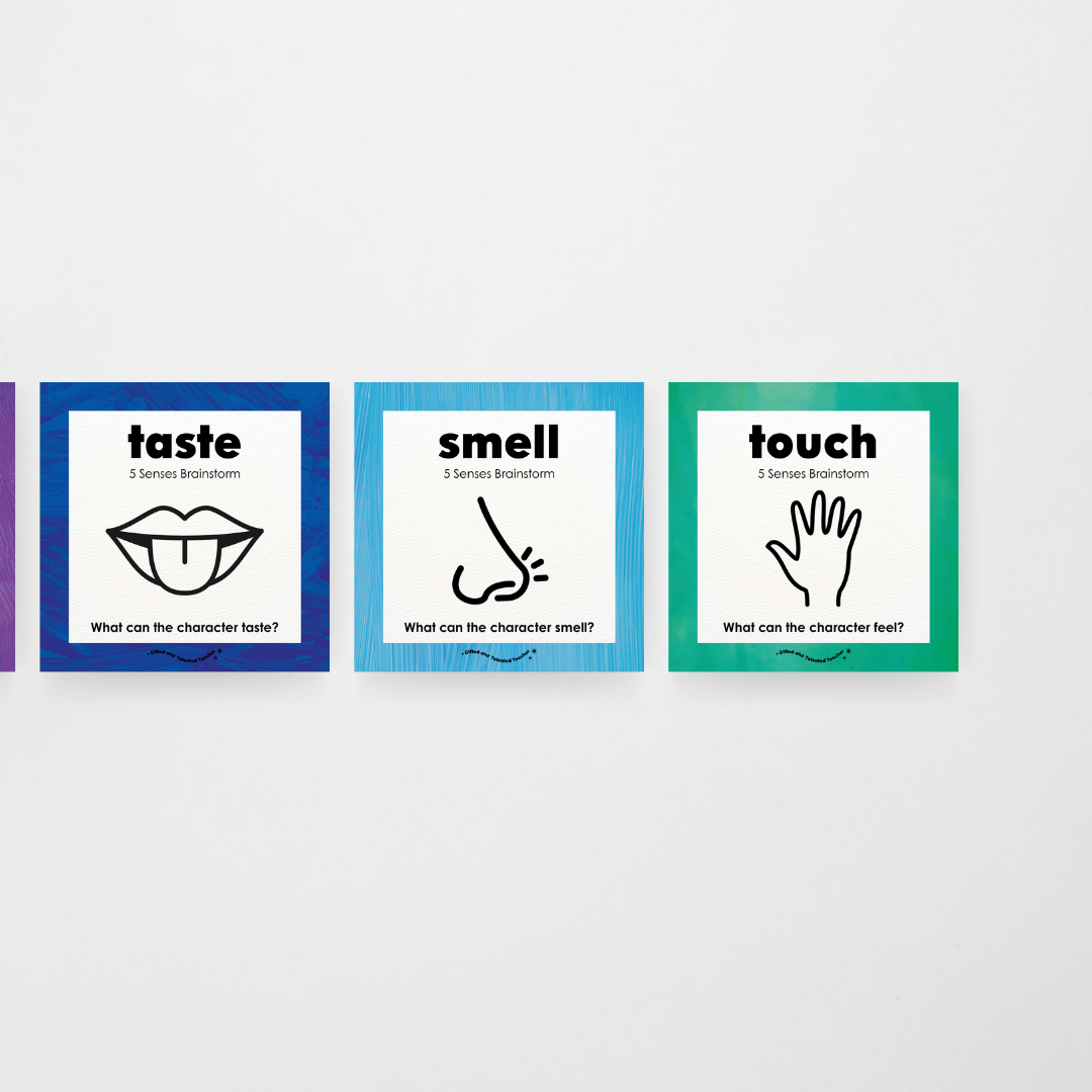 Pete Cromer: 5 Senses Brainstorm Posters - Insect Life Classroom Decor - Teacher Resources & Classroom Decor