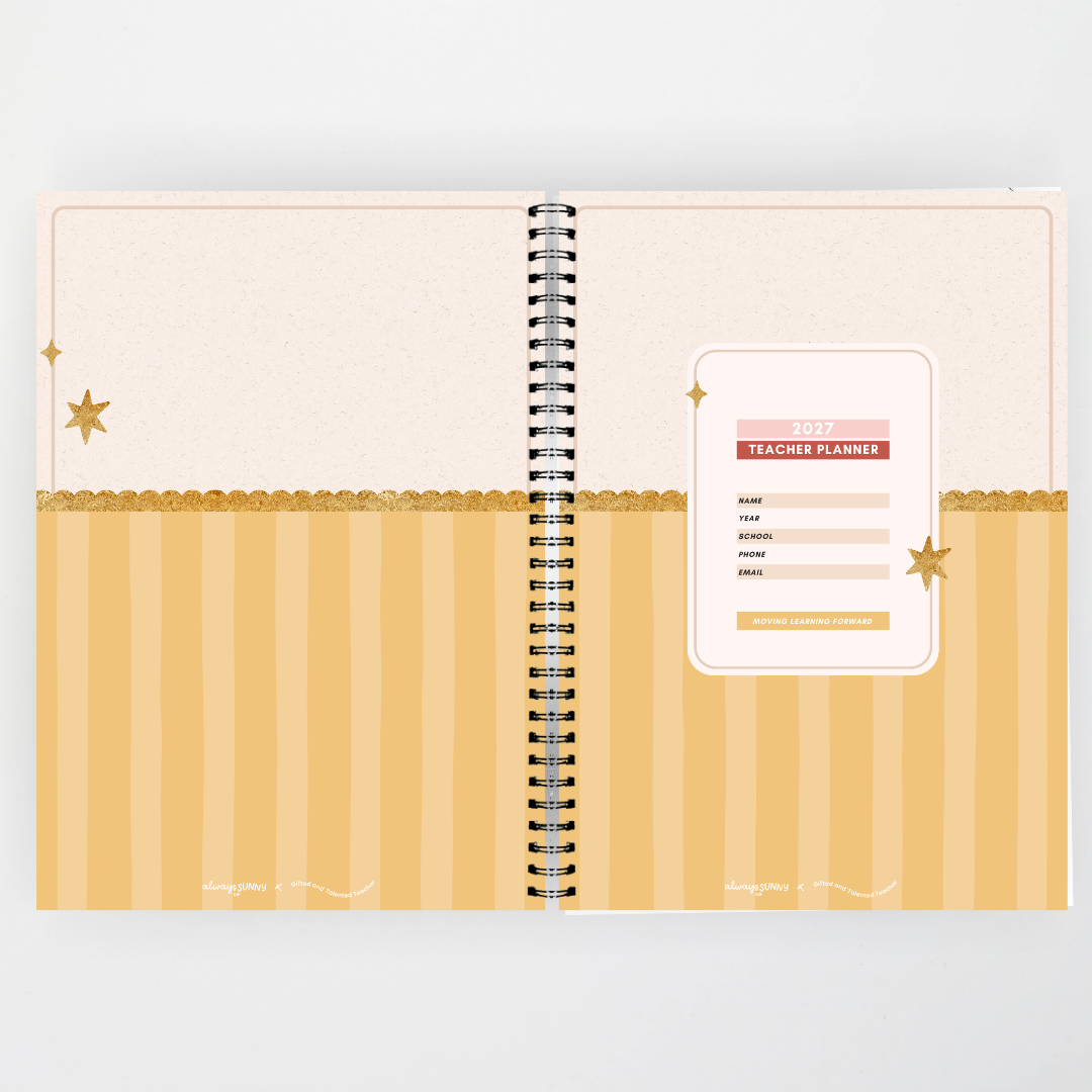 2027 Weekly Teacher Planner: Quail - Little Circus Classroom Decor