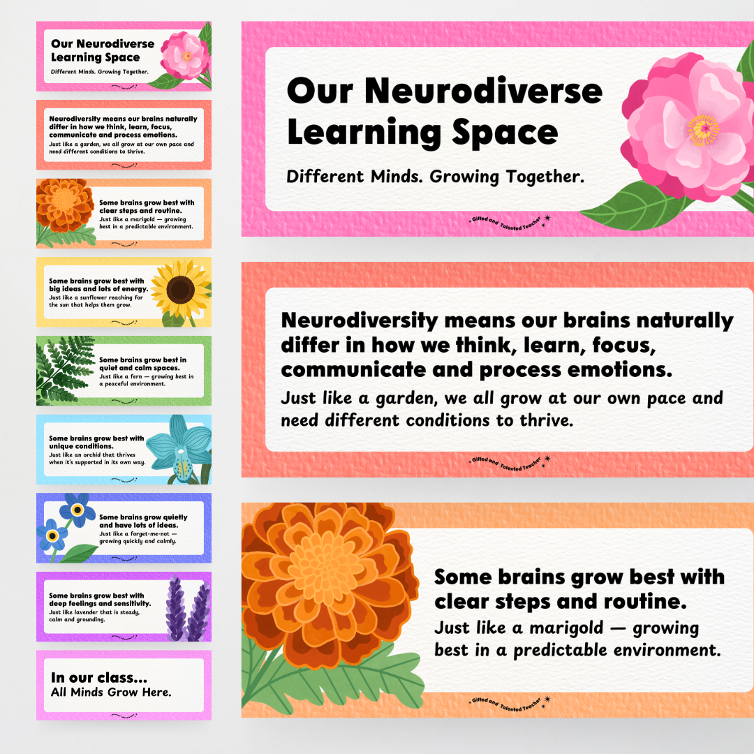 Our Neurodiverse Classroom - Neurodiversity Wall Display - Teacher Resources & Classroom Decor