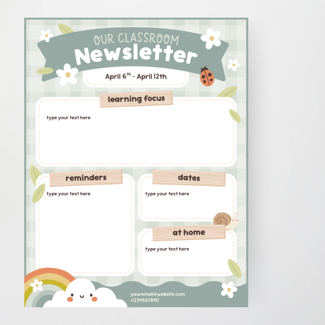 Newsletter - Farmers Market Classroom Decor - Teacher Resources & Classroom Decor