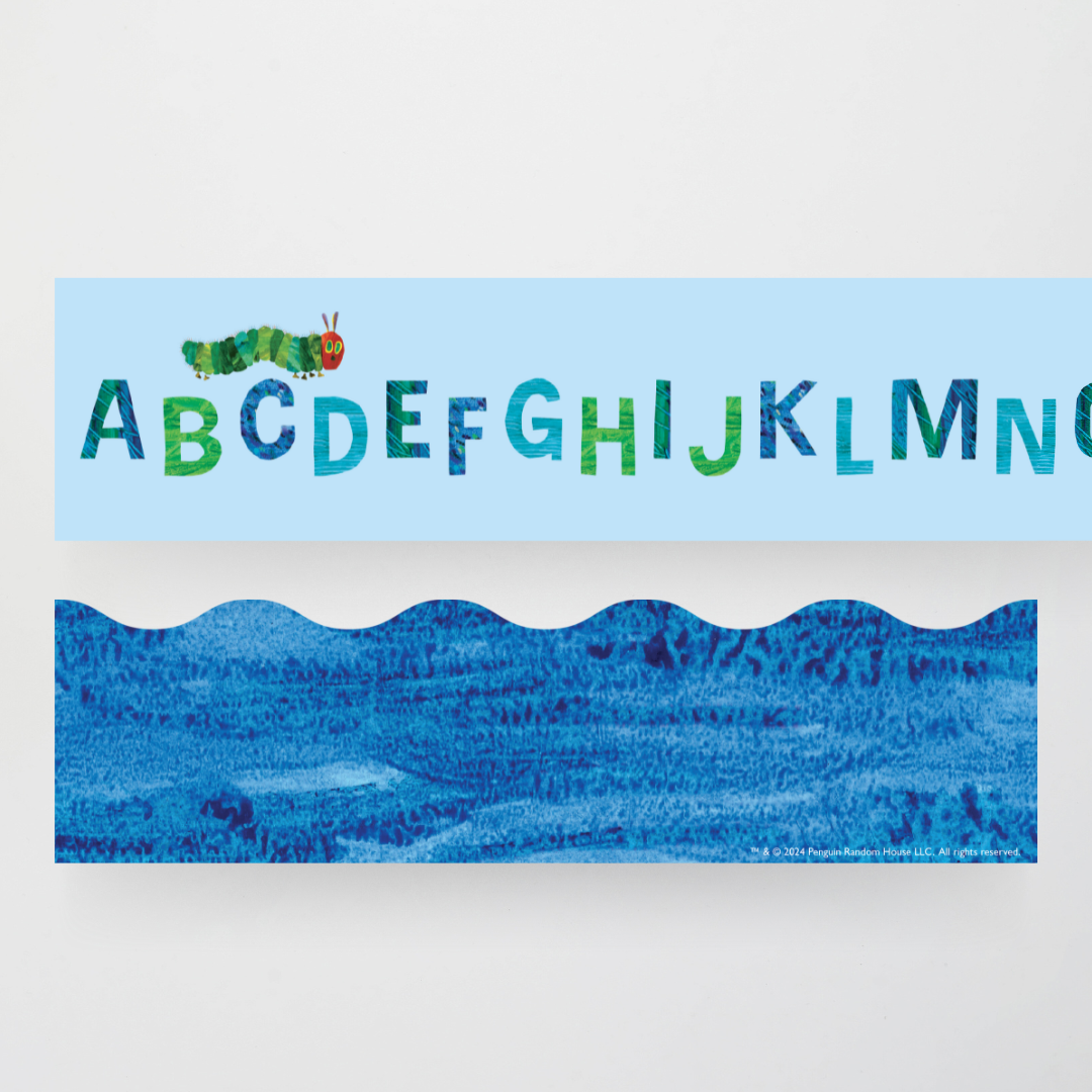 Border: Uppercase Alphabet - The Very Hungry Caterpillar™ - Teacher Resources & Classroom Decor