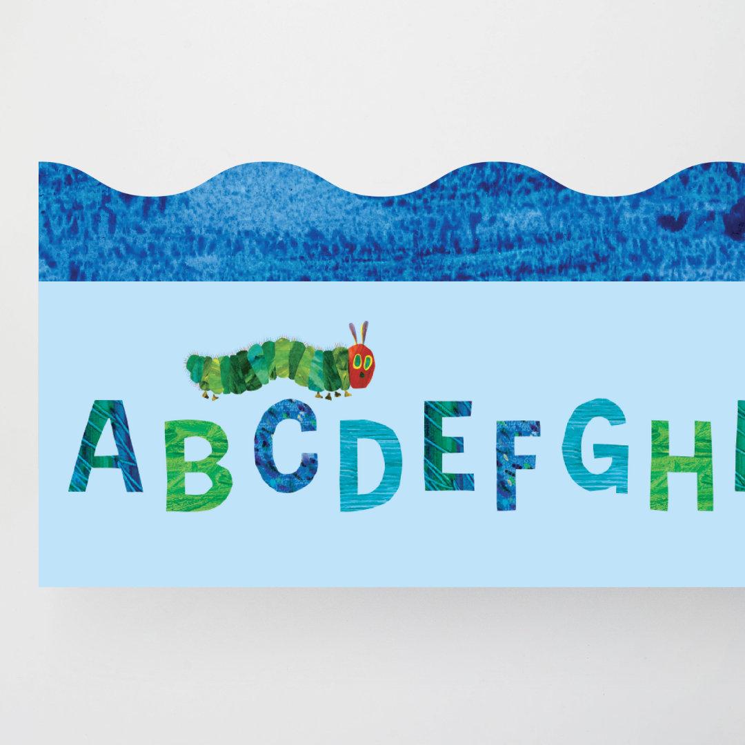 Border: Uppercase Alphabet - The Very Hungry Caterpillar™ - Teacher Resources & Classroom Decor