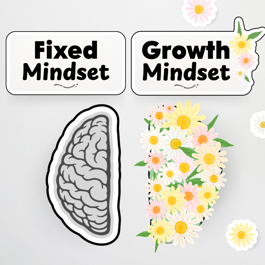 Growth Mindset Posters and Wall Display - Neutral Classroom Decor - Teacher Resources & Classroom Decor