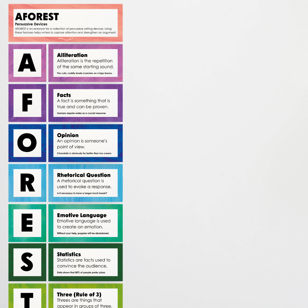 Persuasive Devices: AFOREST - Insect Life Classroom Decor - Teacher Resources & Classroom Decor