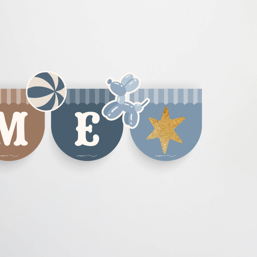Bunting Flags - Little Circus Classroom Decor