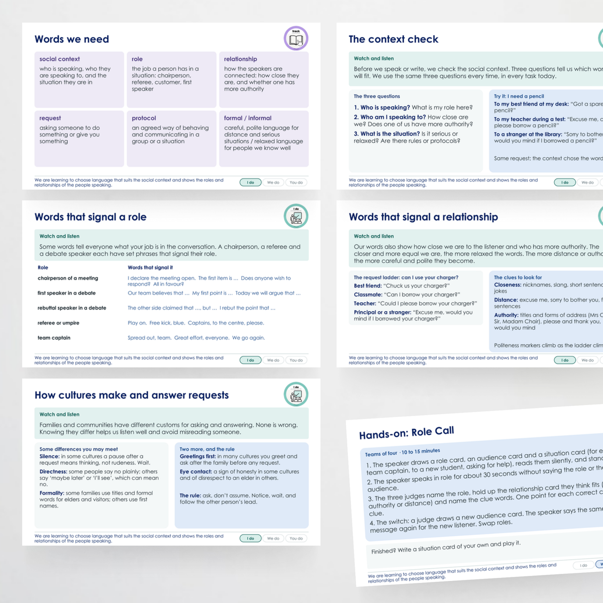 Teacher slides 1 – Language Choices