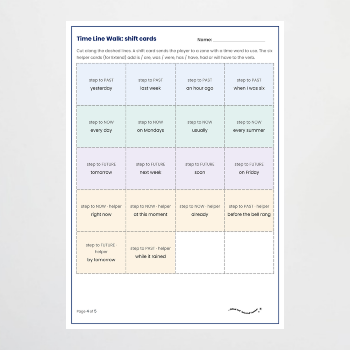 Hands-on 2 – Verbs for Tense