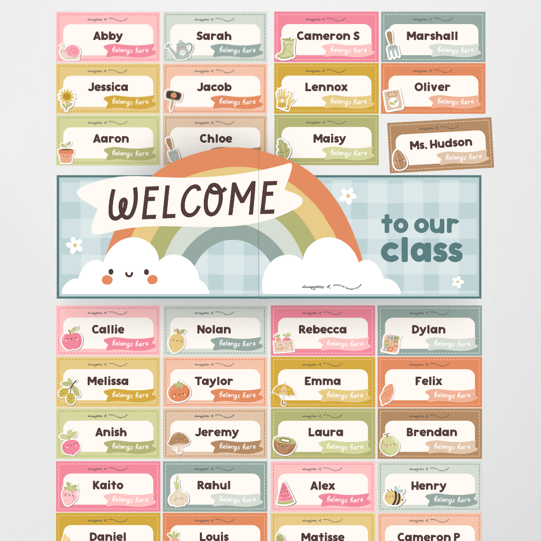 Welcome Door Display - Farmers Market Classroom Decor - Teacher Resources & Classroom Decor