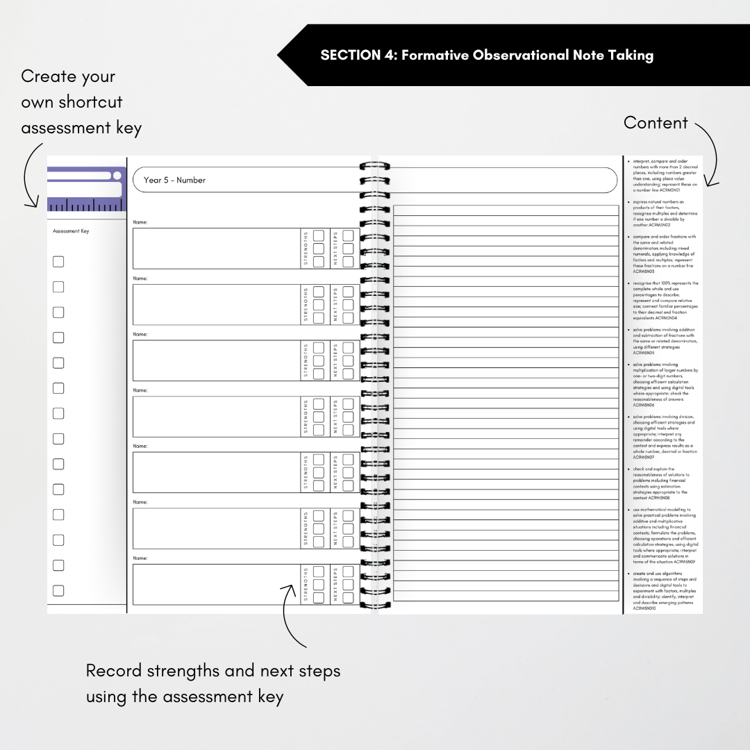 Assessment Book - Australian Curriculum