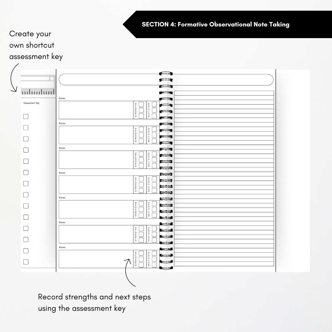 Assessment Book - Blank: Upper Grades - Teacher Resources & Classroom Decor
