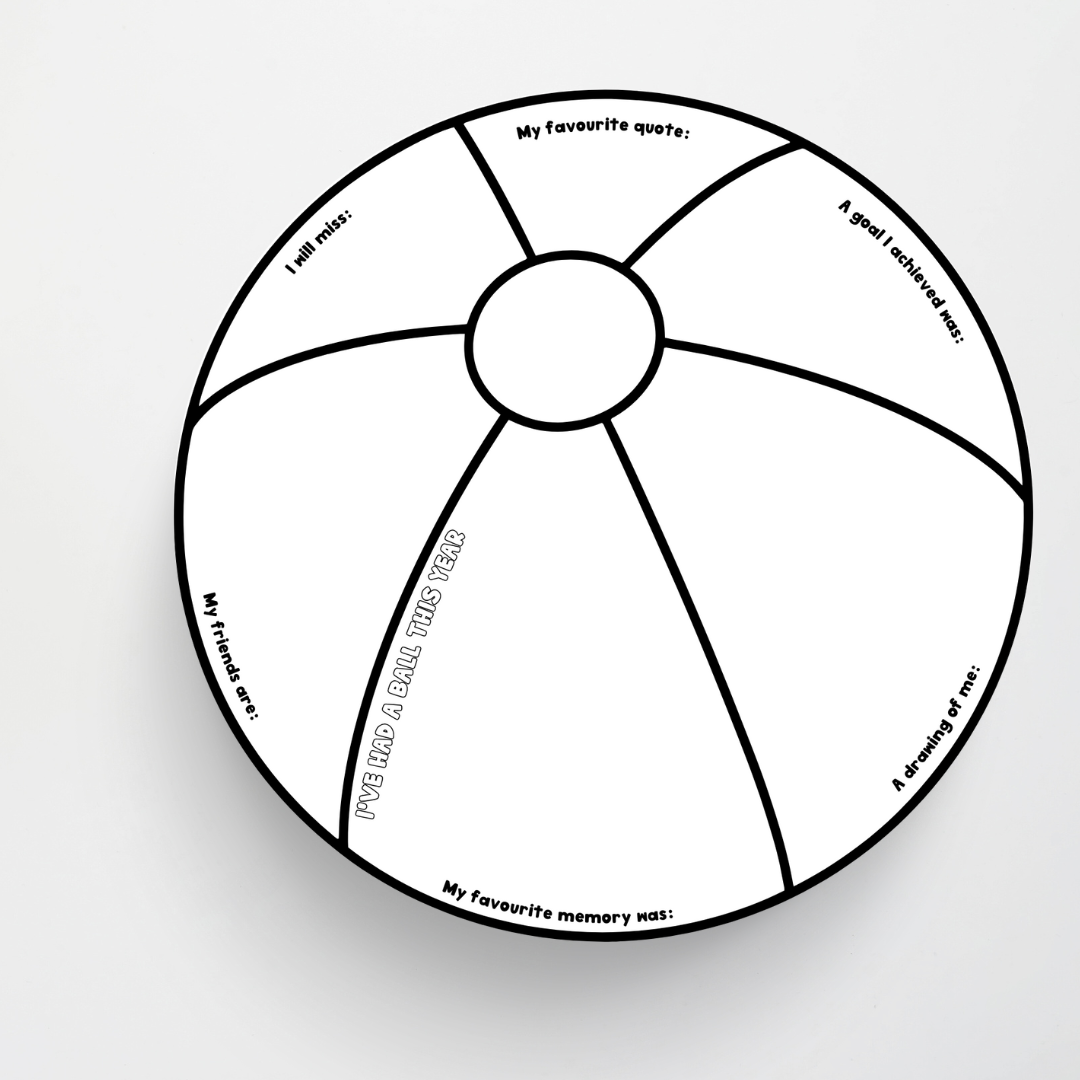 I've had a ball this year: Reflection Resource - Teacher Resources & Classroom Decor