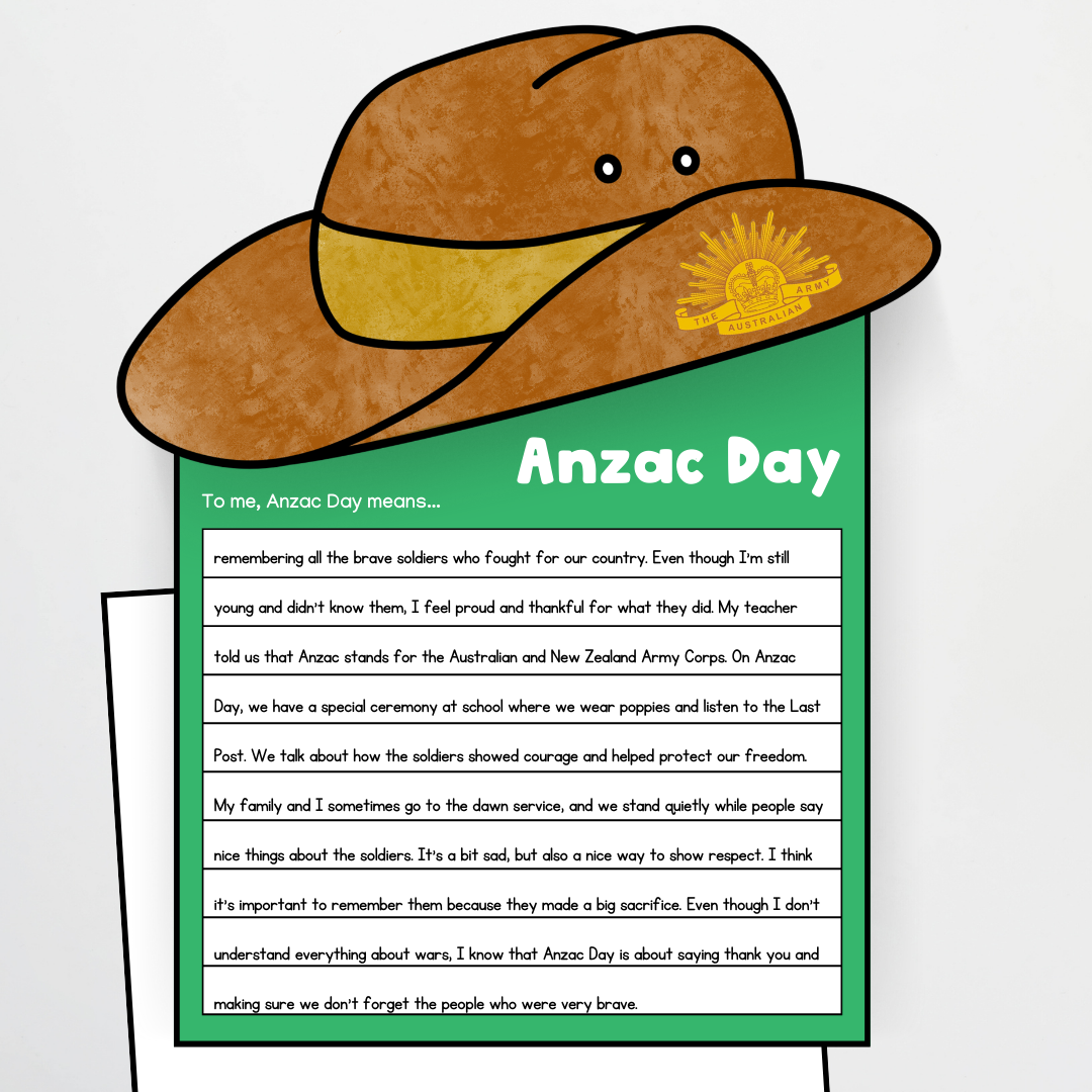 Anzac Day: Slouch Hat Activity