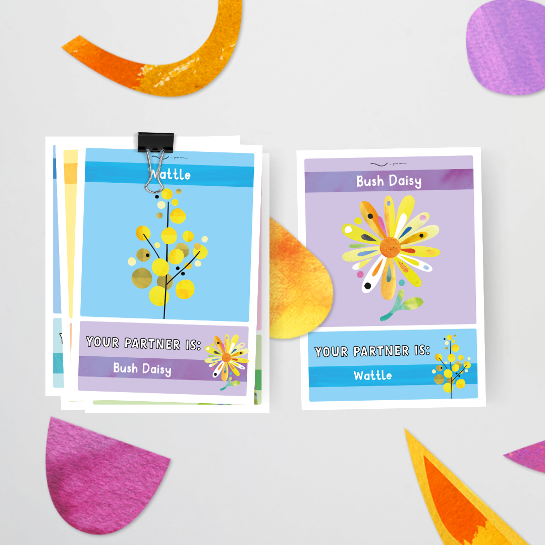 Pete Cromer: Partner Match - Australian Fauna and Flora Classroom Decor - Teacher Resources & Classroom Decor