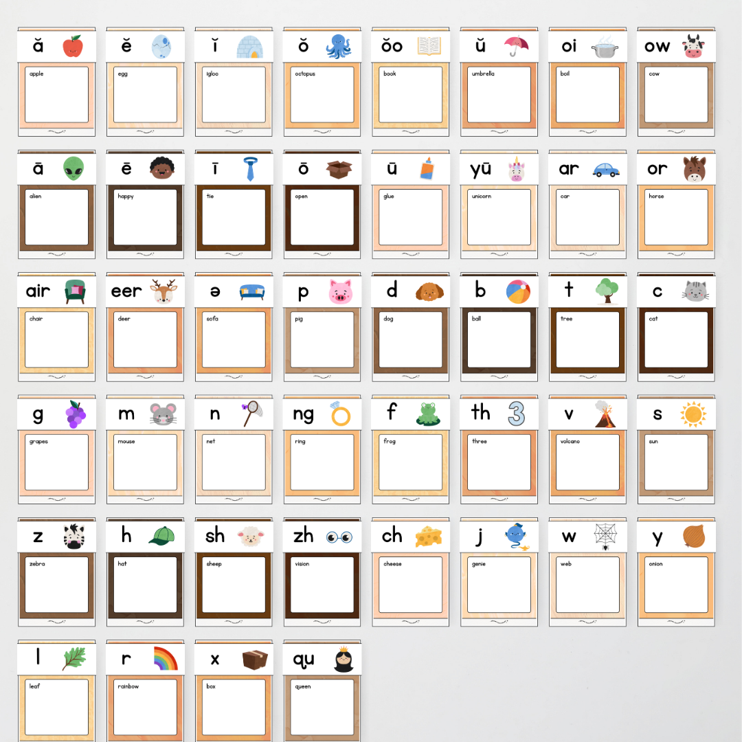 Phonics Word Wall and Sound Wall Science of Reading Aligned - Neutral Classroom Decor - Teacher Resources & Classroom Decor