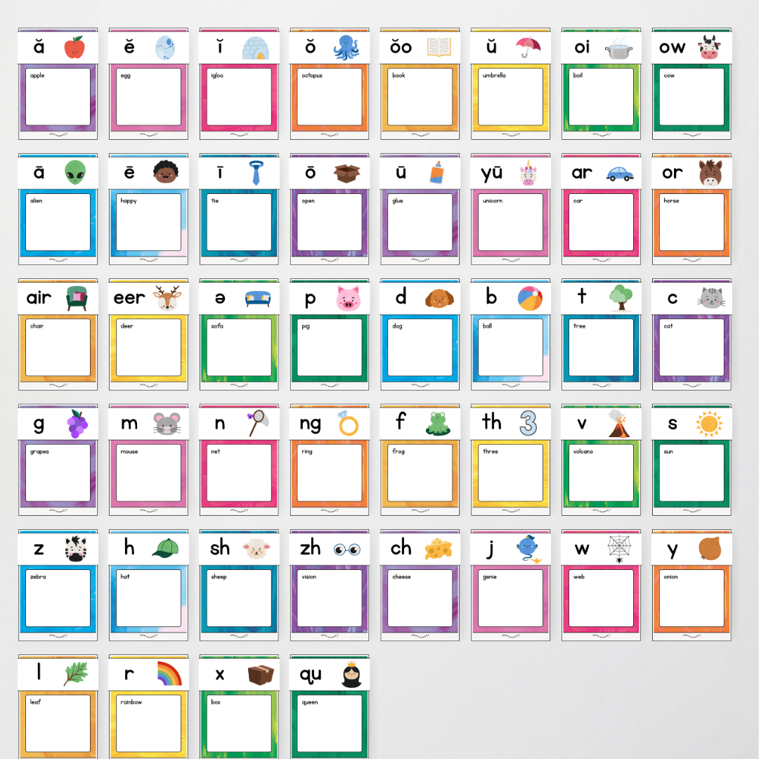 Phonics Word Wall and Sound Wall Science of Reading Aligned - Australian Fauna and Flora Classroom Decor - Teacher Resources & Classroom Decor
