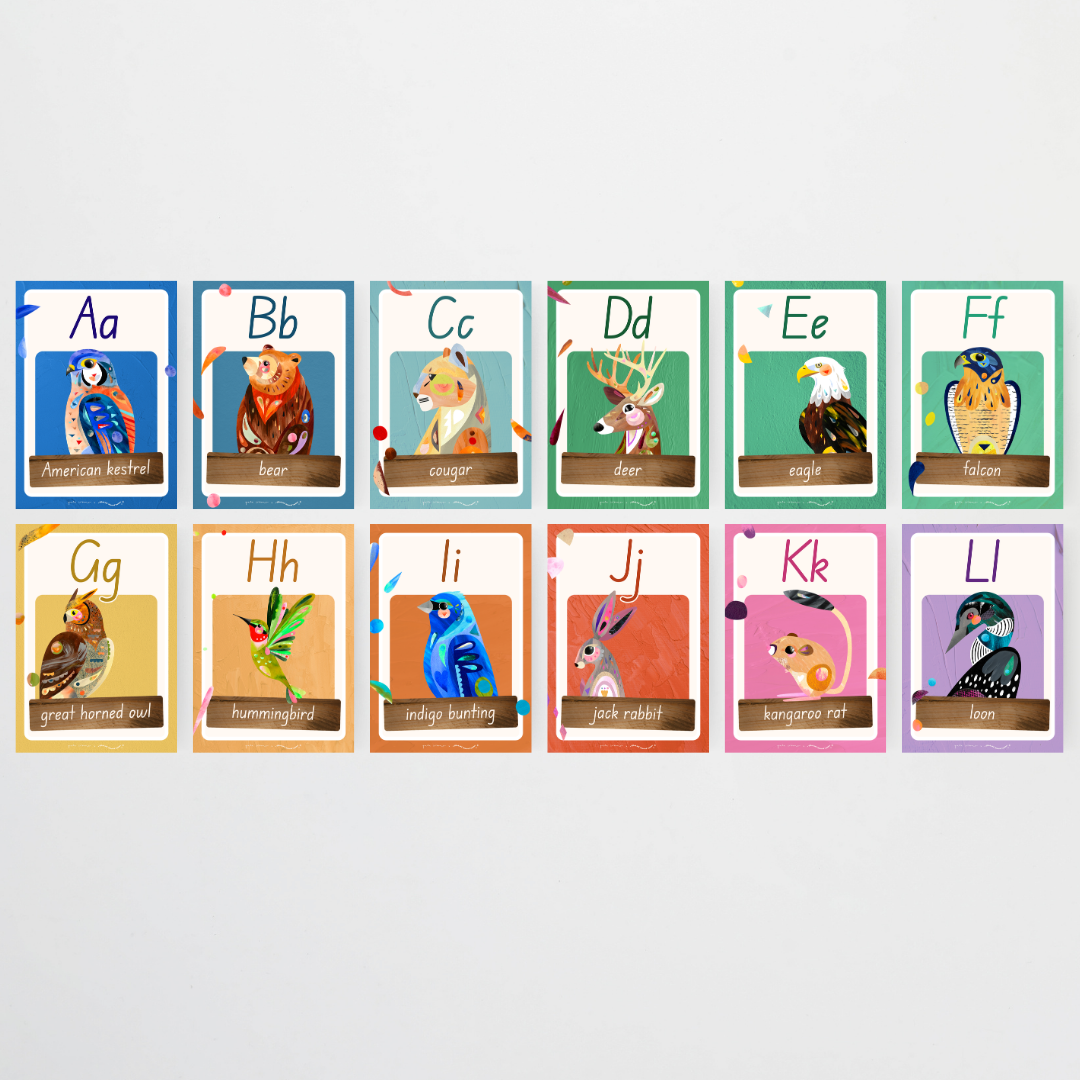 Upper Grades Alphabet Posters - North America Classroom Decor - Teacher Resources & Classroom Decor