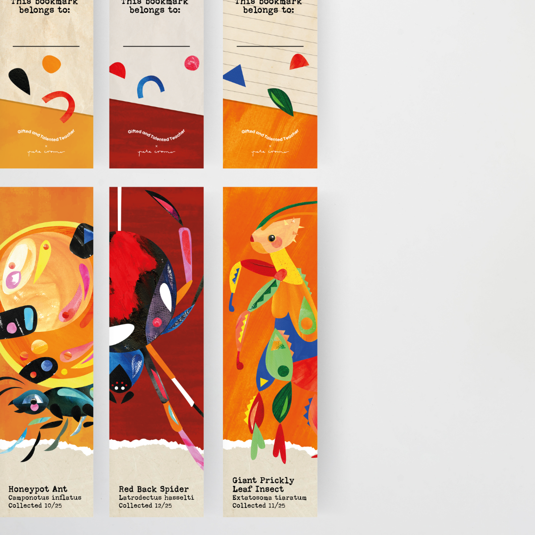 Pete Cromer: Colour Bookmarks - Insect Life Classroom Decor - Teacher Resources & Classroom Decor