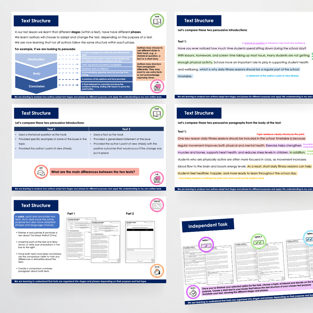 Year 6: Author Choices and Adaptations Teacher Slides - Teacher Resources & Classroom Decor