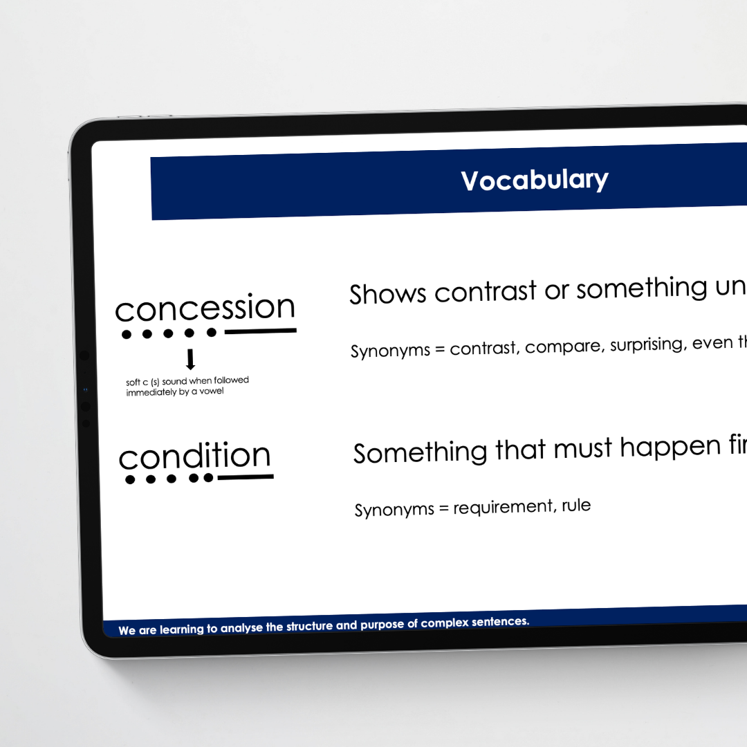 Year 5 Bundle: Complex Sentences and Clauses - Lesson Plan, Slides and Activities