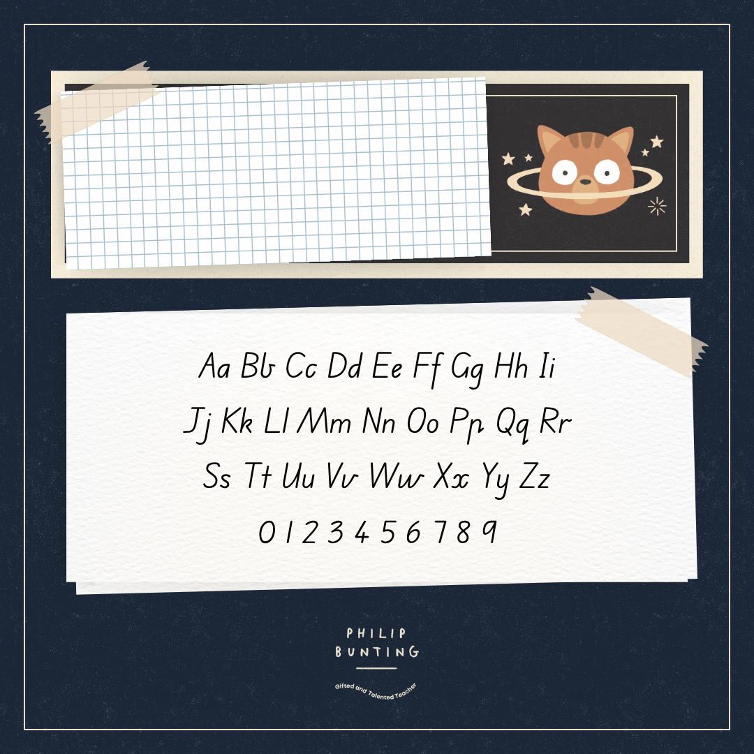 Philip Bunting: Desk Plates - Watch this Space Classroom Decor