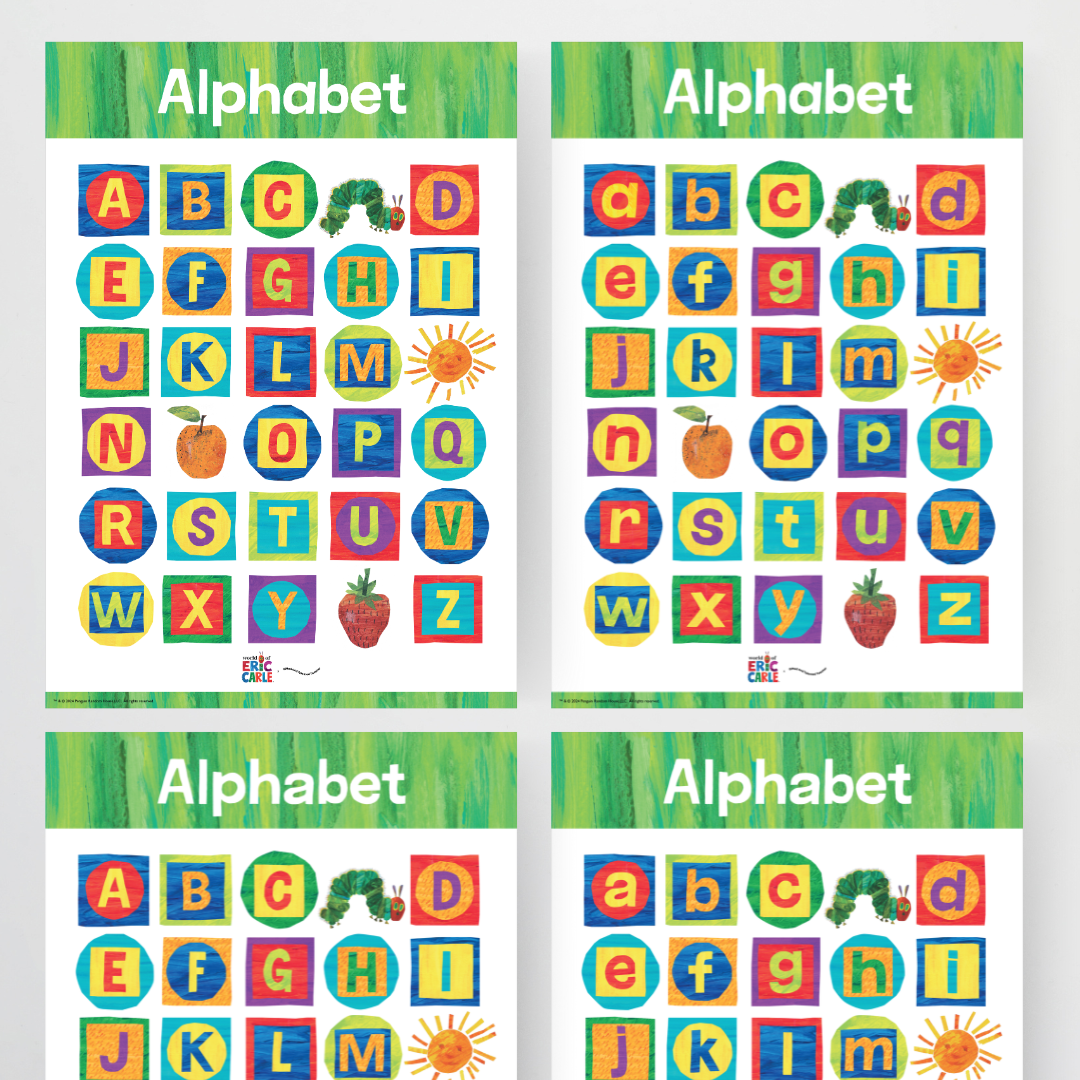 Alphabet Poster One Page - The Very Hungry Caterpillar™ - Teacher Resources & Classroom Decor