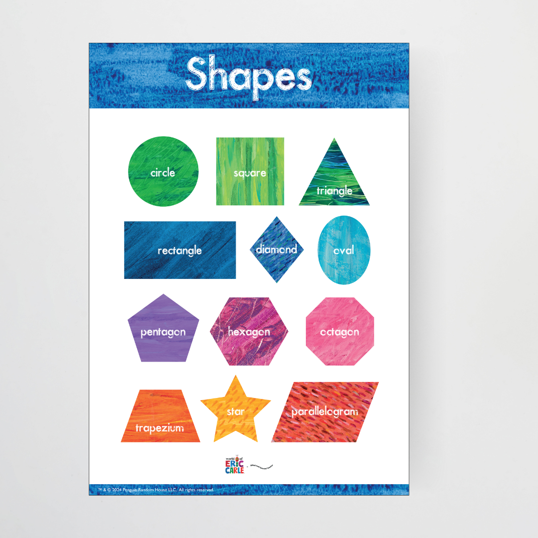 Shape Posters - The Very Hungry Caterpillar™ - Teacher Resources & Classroom Decor