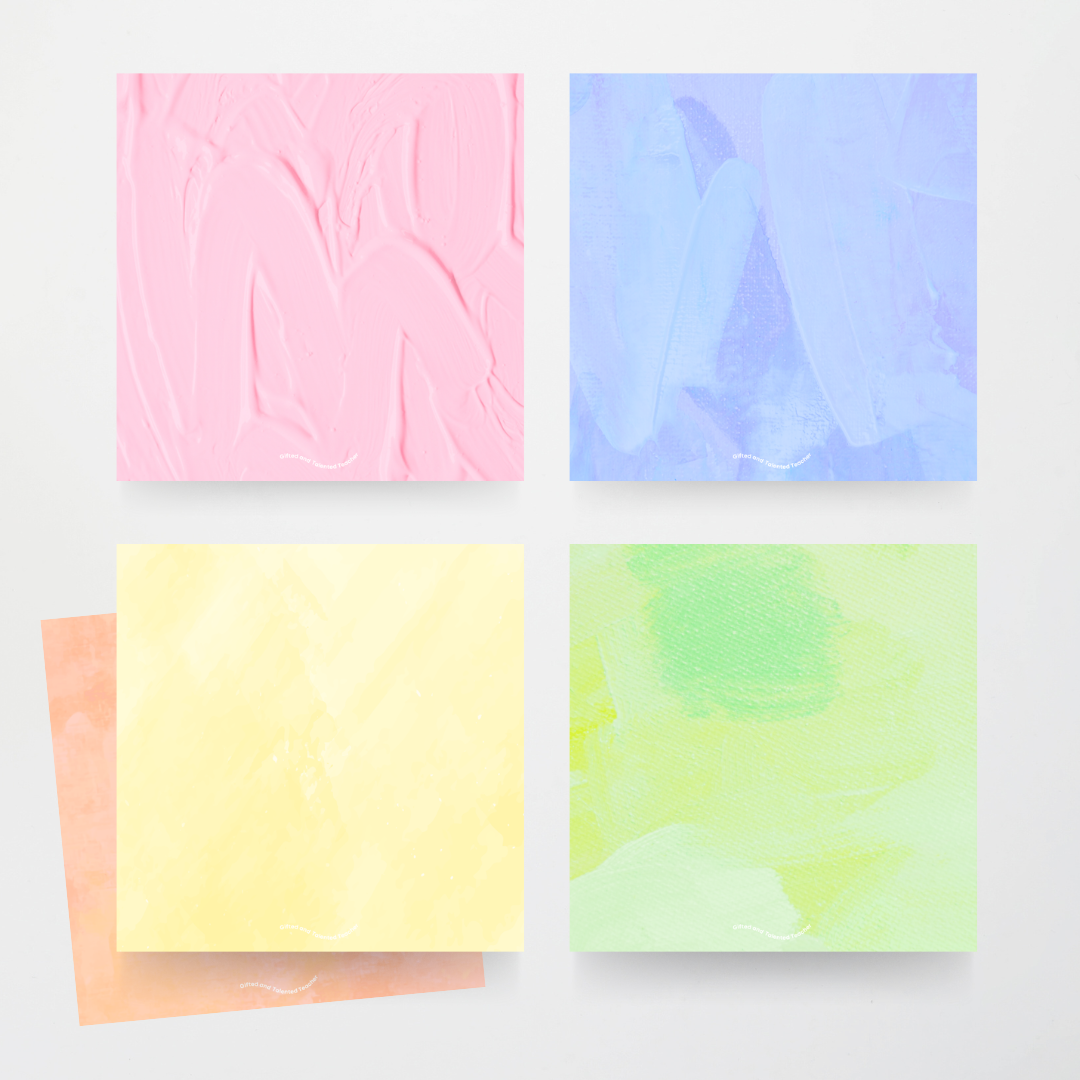 Paint Textured Lettering Tiles - Pretty in Pastel Classroom Decor - Teacher Resources & Classroom Decor