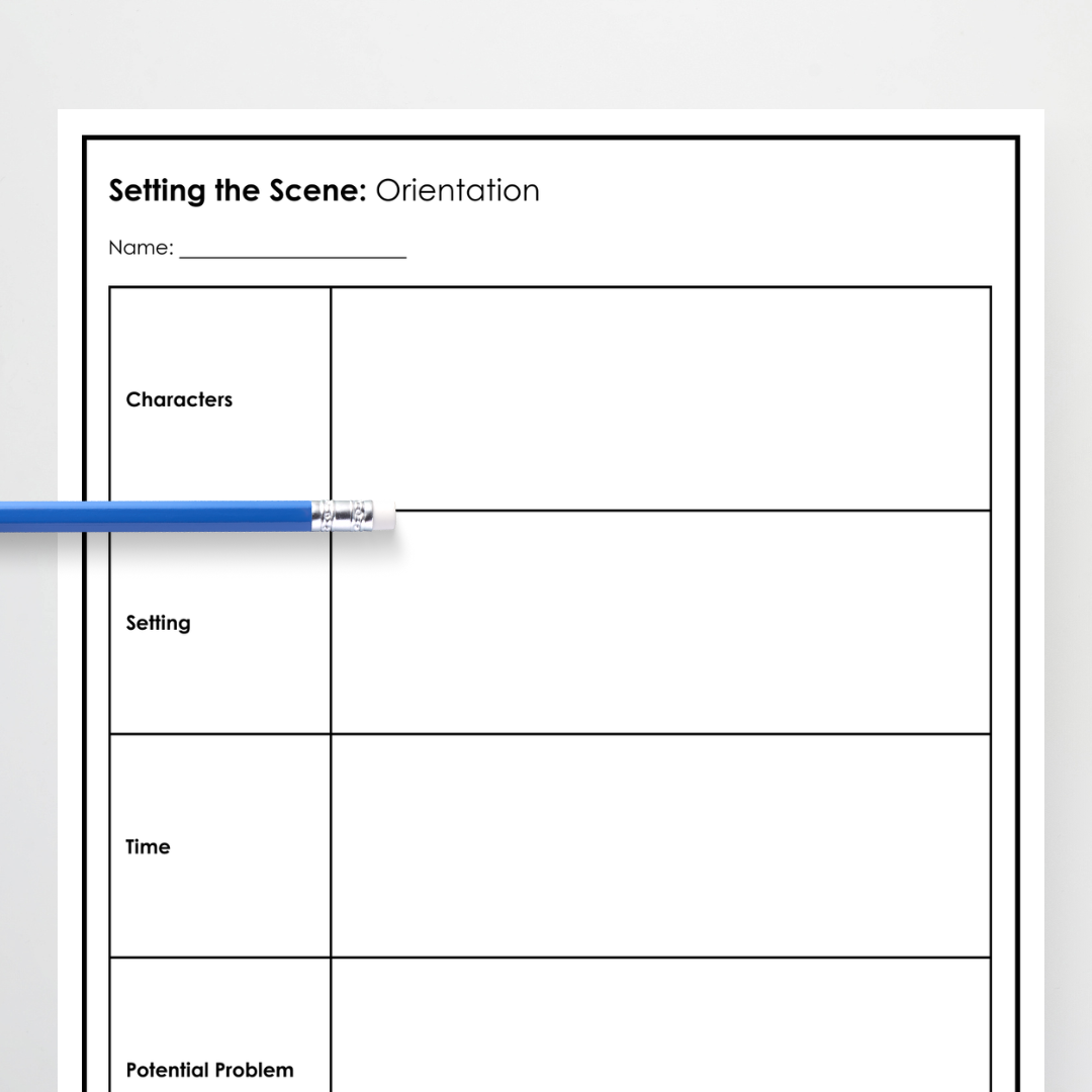 Setting the Scene: Orientation Planning Template