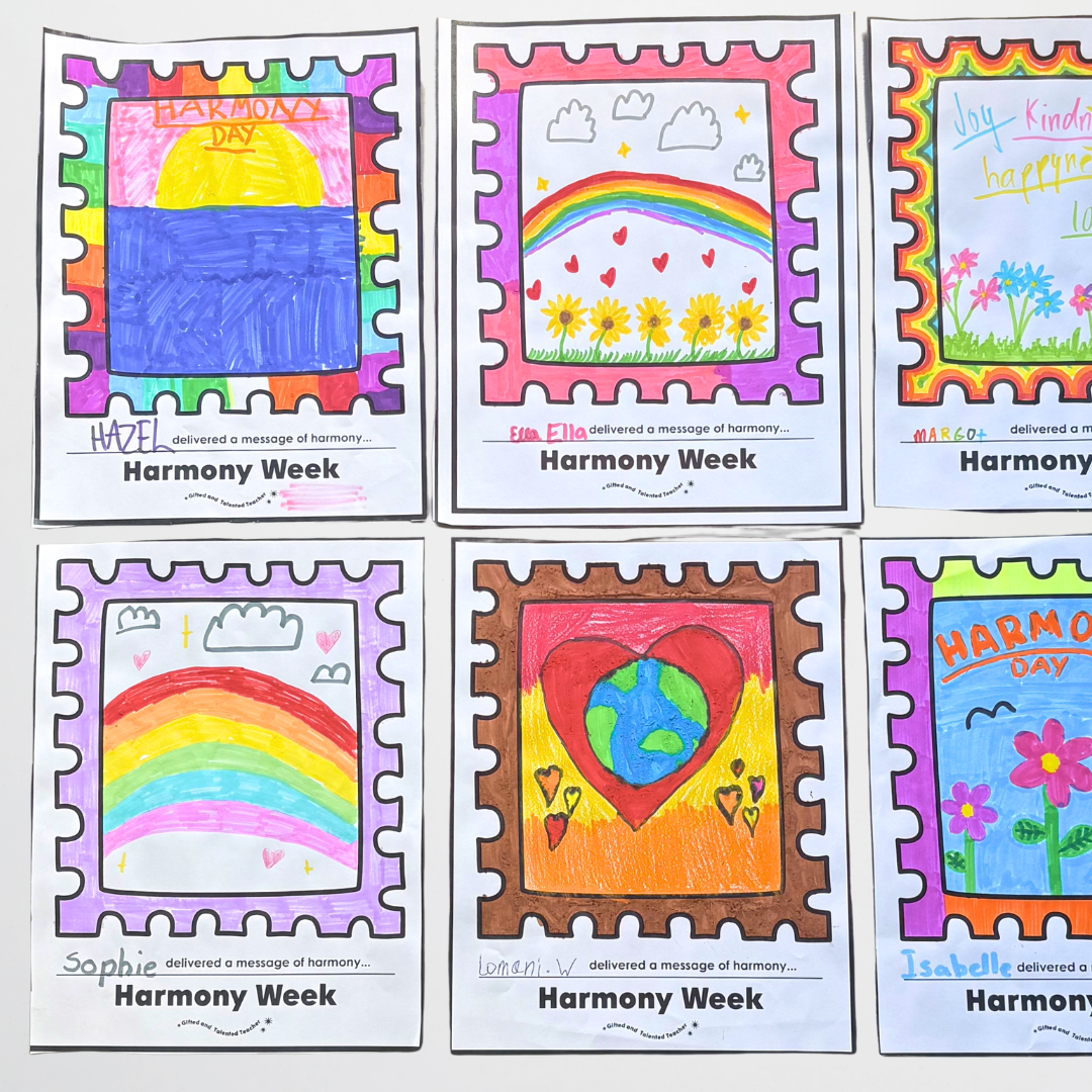 Harmony Day and Harmony Week: Stamp Design and Student Activity - Teacher Resources & Classroom Decor