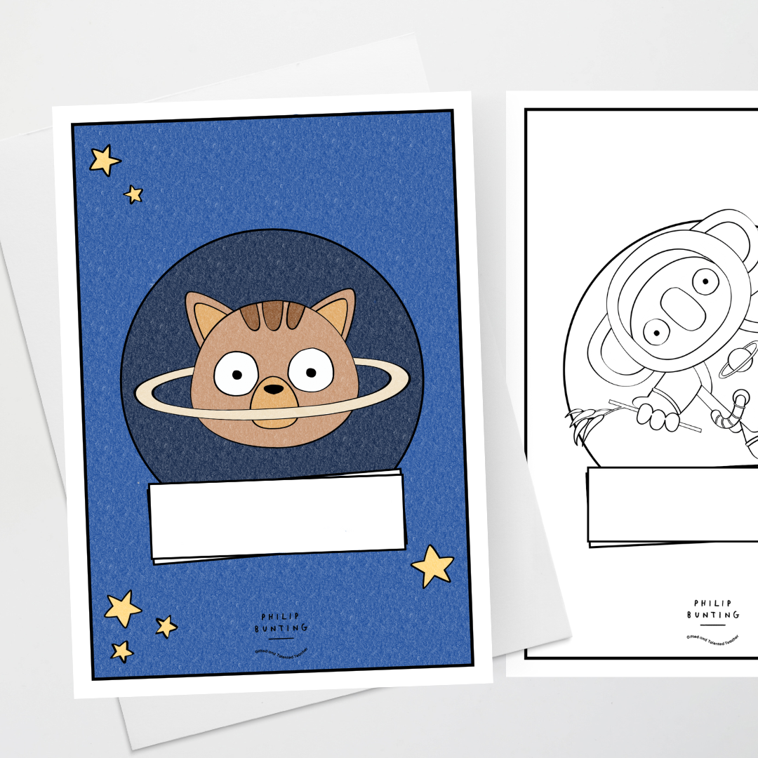 Philip Bunting: Book Covers - Watch this Space Classroom Decor - Teacher Resources & Classroom Decor