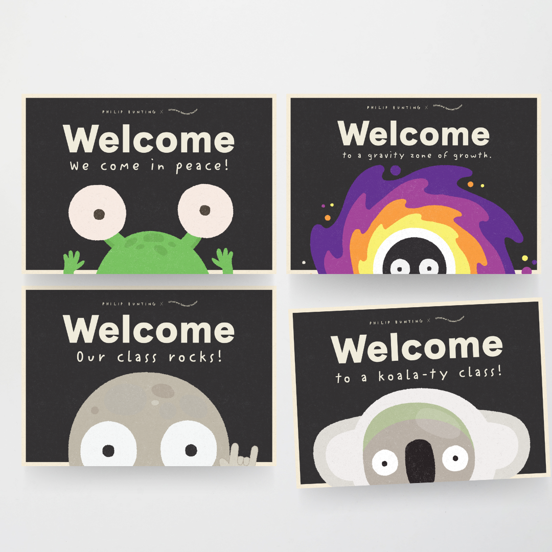 Philip Bunting: Classroom Door Display - Watch this Space Classroom Decor