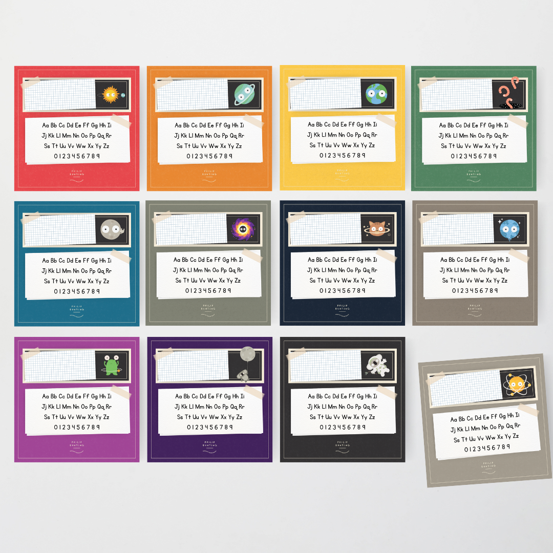 Philip Bunting: Desk Plates - Watch this Space Classroom Decor - Teacher Resources & Classroom Decor