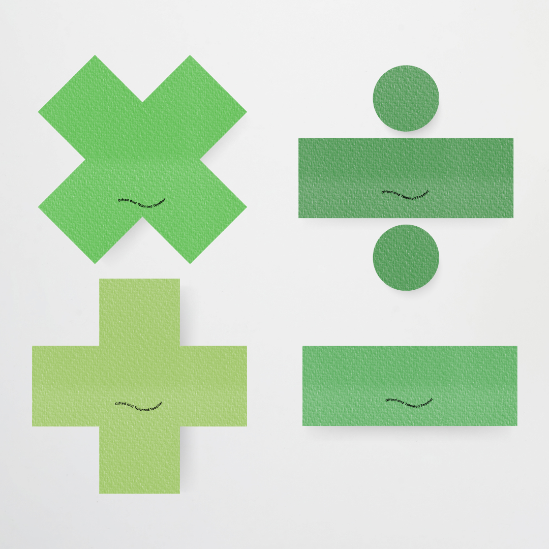 Maths Symbols - Mathematics Posters: Leafy Green Classroom Decor - Teacher Resources & Classroom Decor