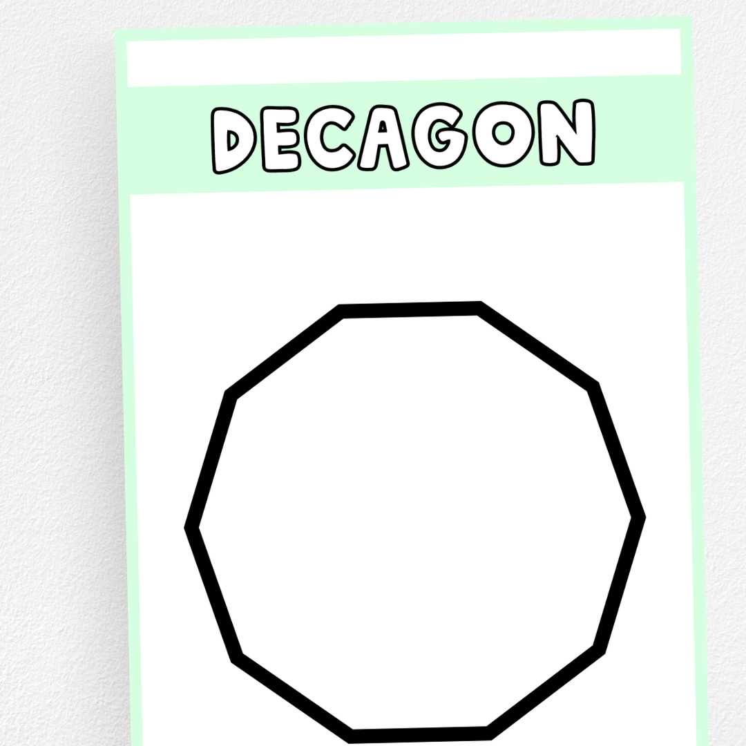 Shape Posters: Leafy Greens Classroom Decor - Teacher Resources & Classroom Decor