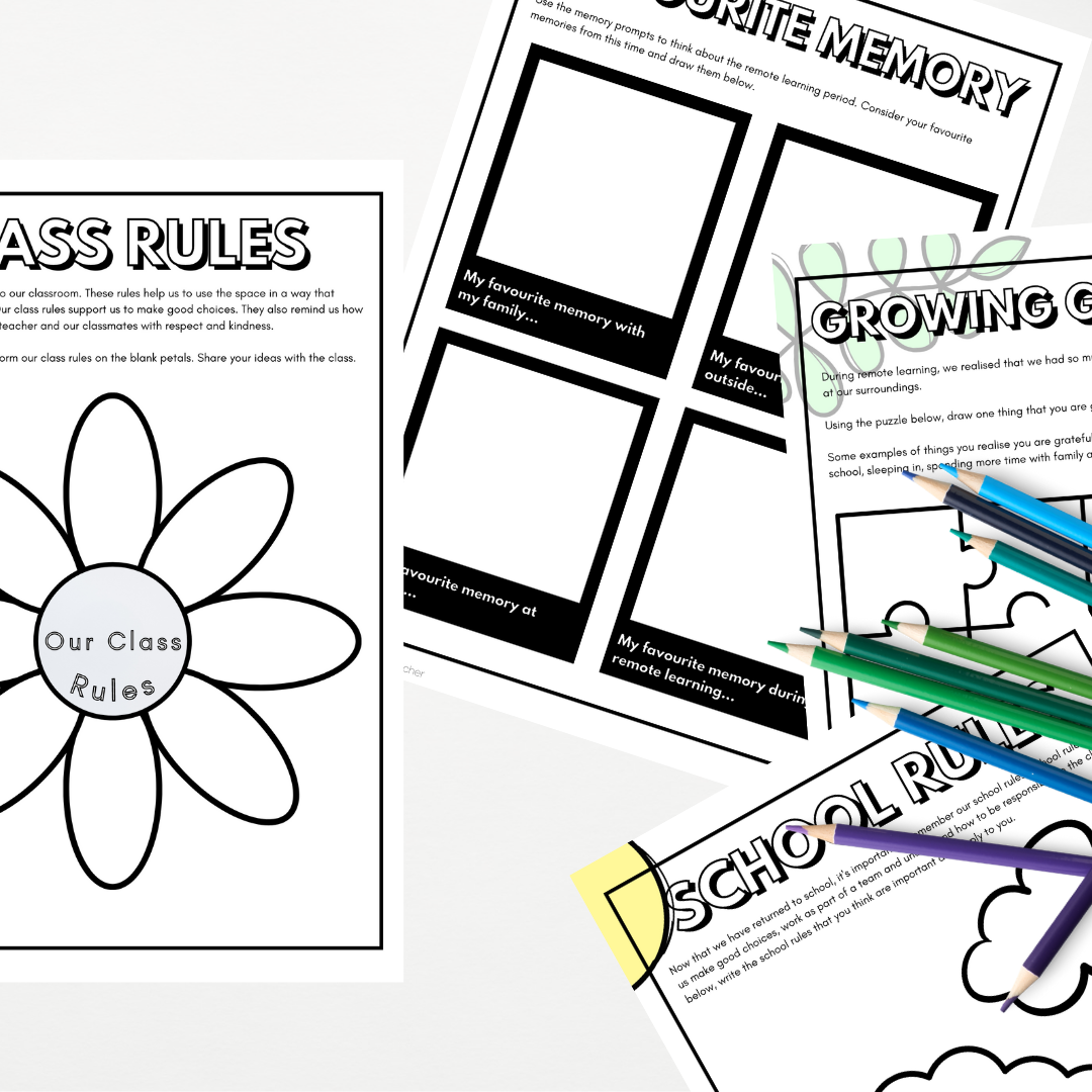 Welcome Back to School: Activity Booklet - Gifted and Talented Teacher