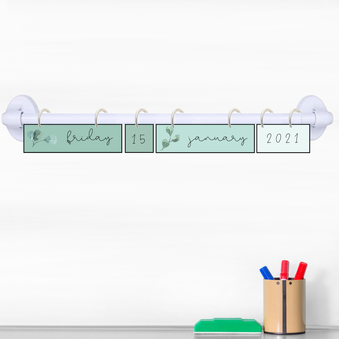 Flip Calendar Leafy Green And Rainbow flip-calendar-leafy-green-and-rainbow