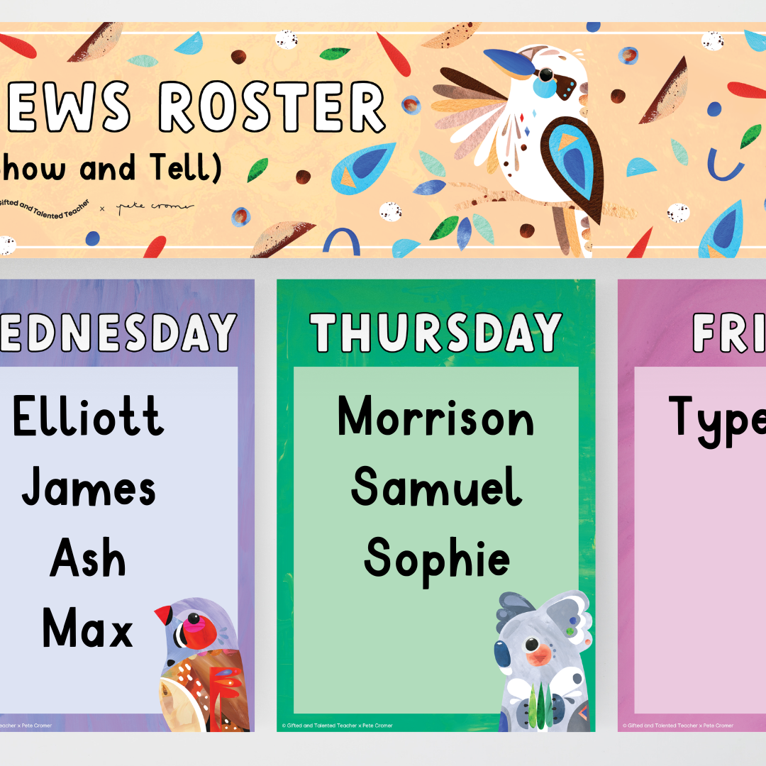 Pete Cromer: News Roster - Show and Tell