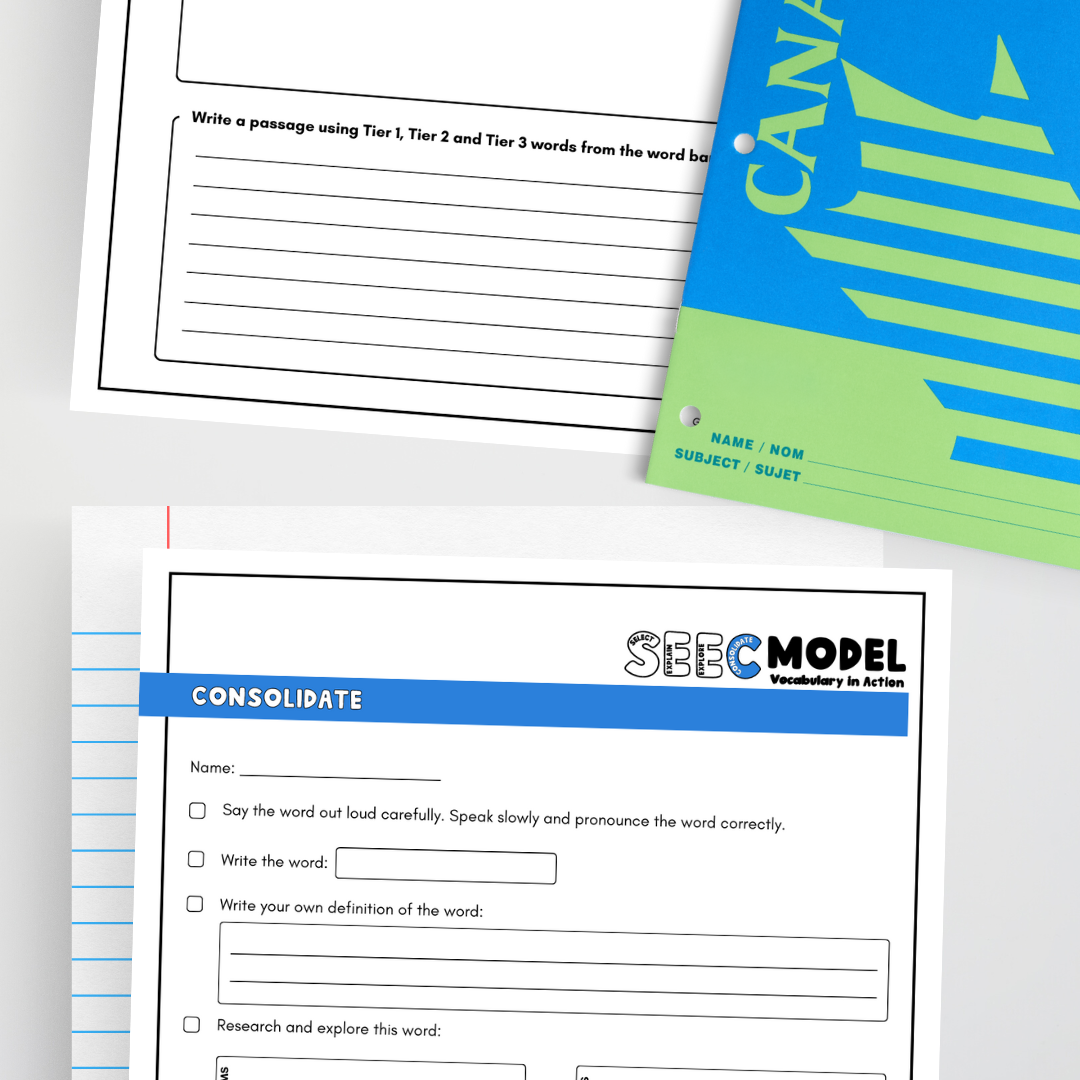 SEEC Model Activities | Vocabulary - Teacher Resources & Classroom Decor