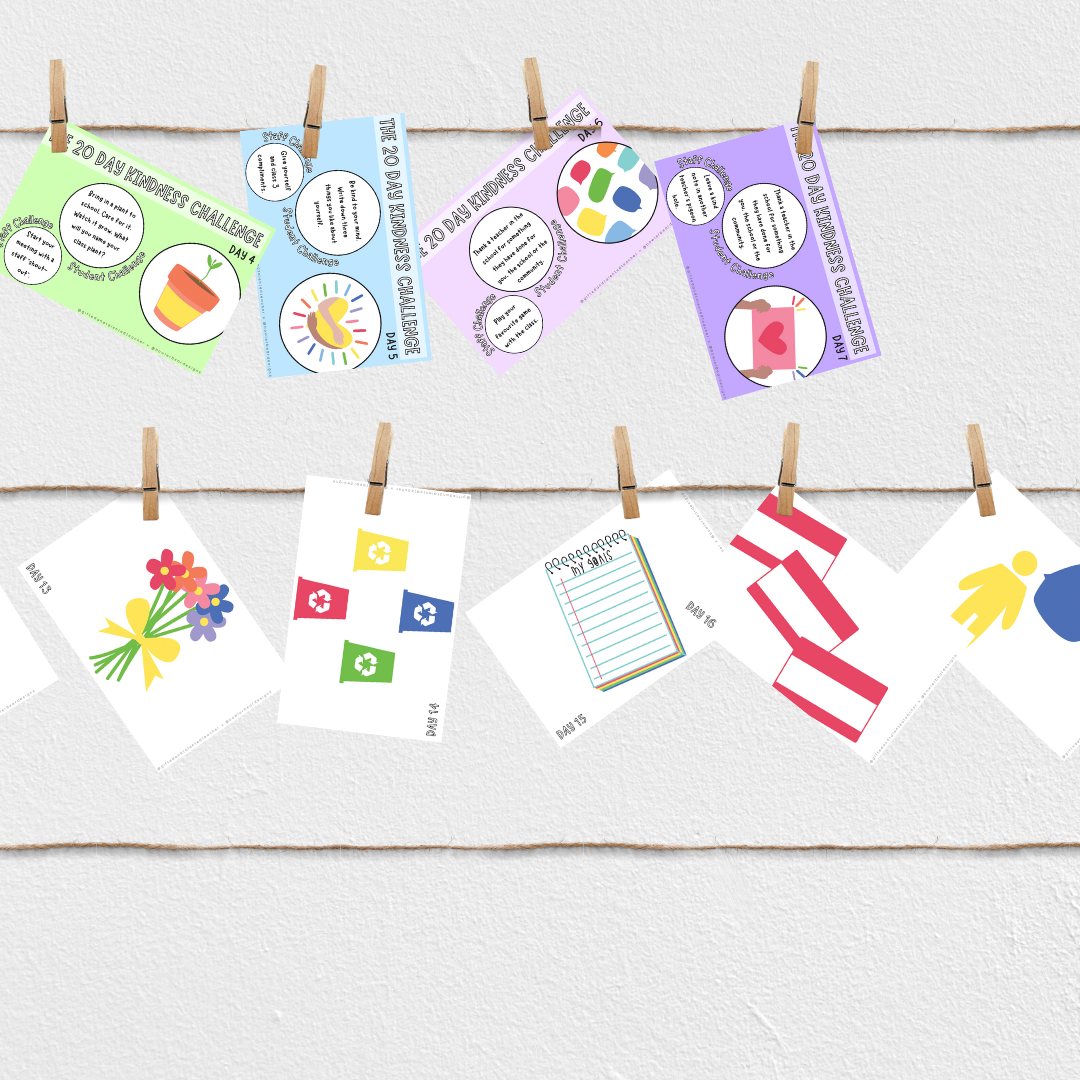 The 20 Day Kindness Challenge: 2021 - FREEBIE - Gifted and Talented Teacher