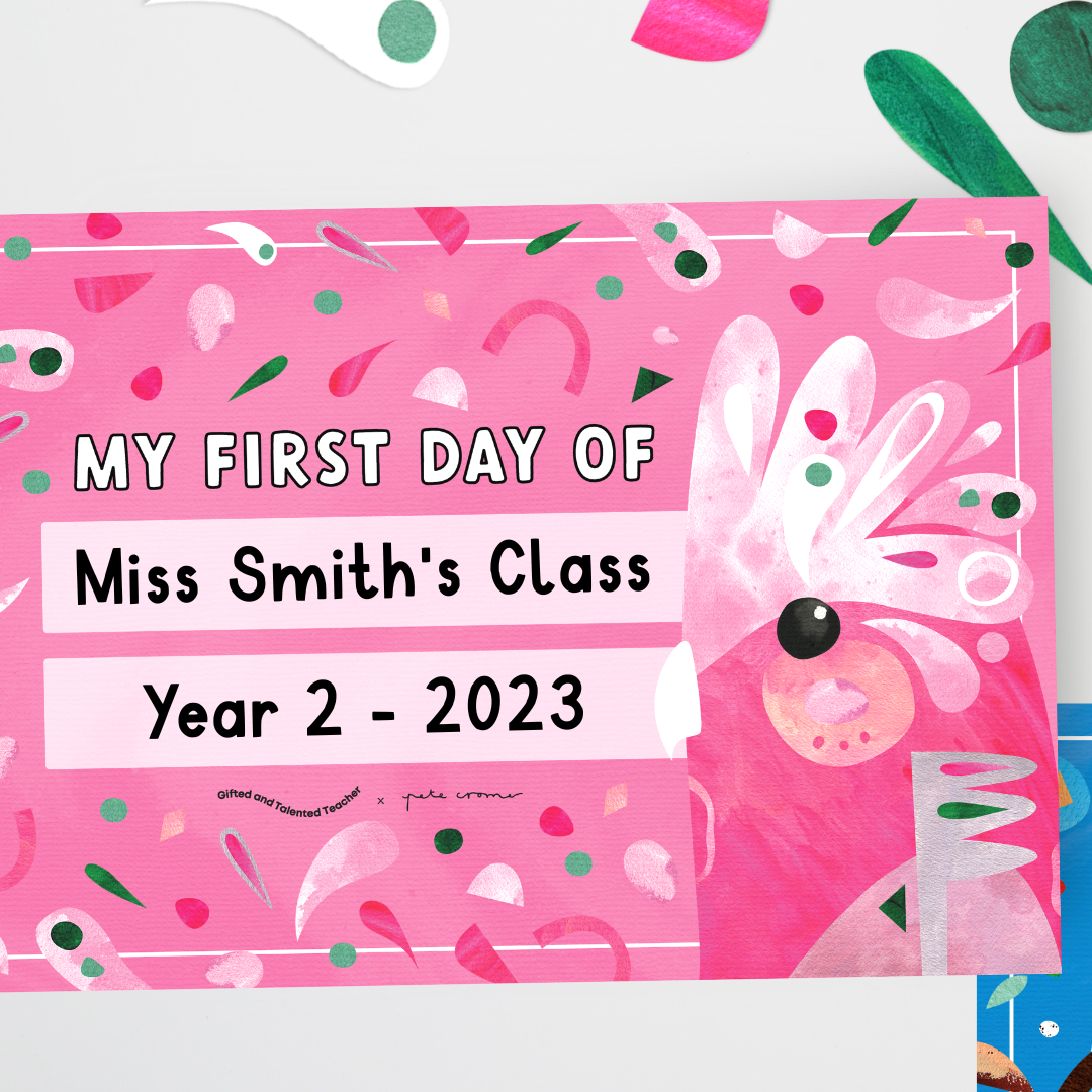 Pete Cromer: First Day of School - Australian Fauna and Flora Classroom Decor - Teacher Resources & Classroom Decor