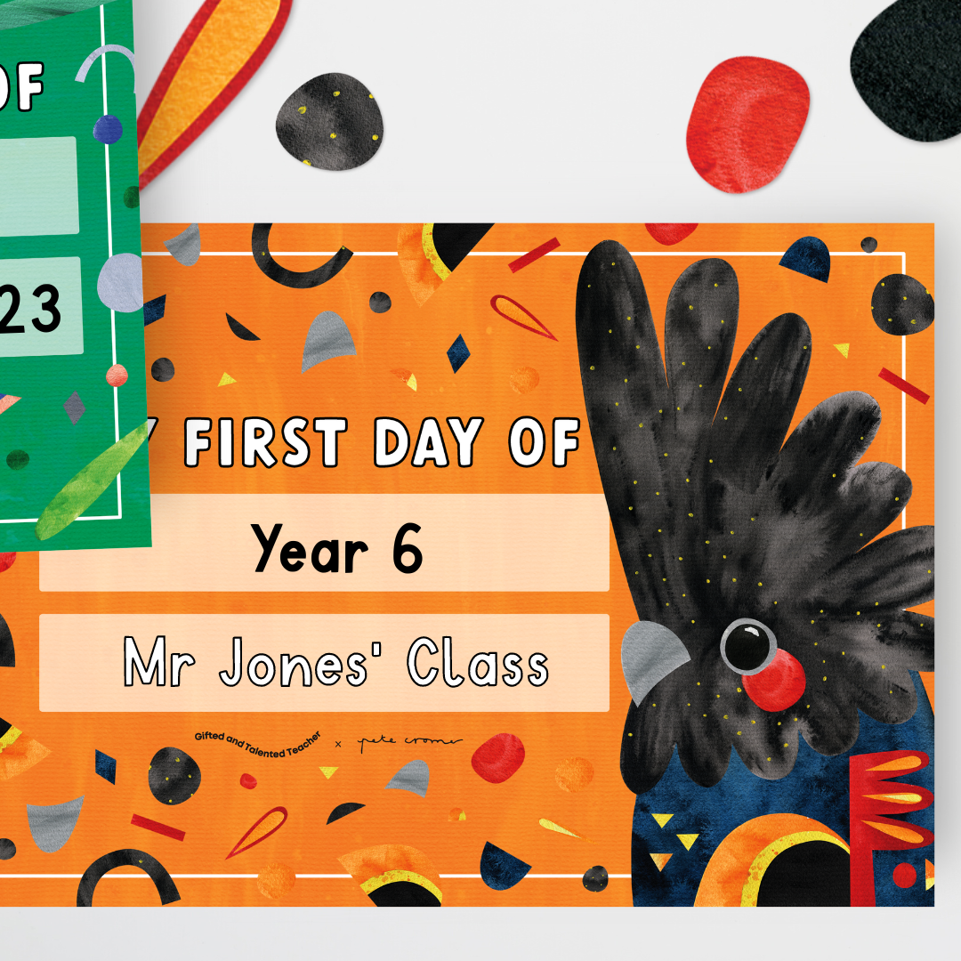 Pete Cromer: First Day of School - Australian Fauna and Flora Classroom Decor - Teacher Resources & Classroom Decor