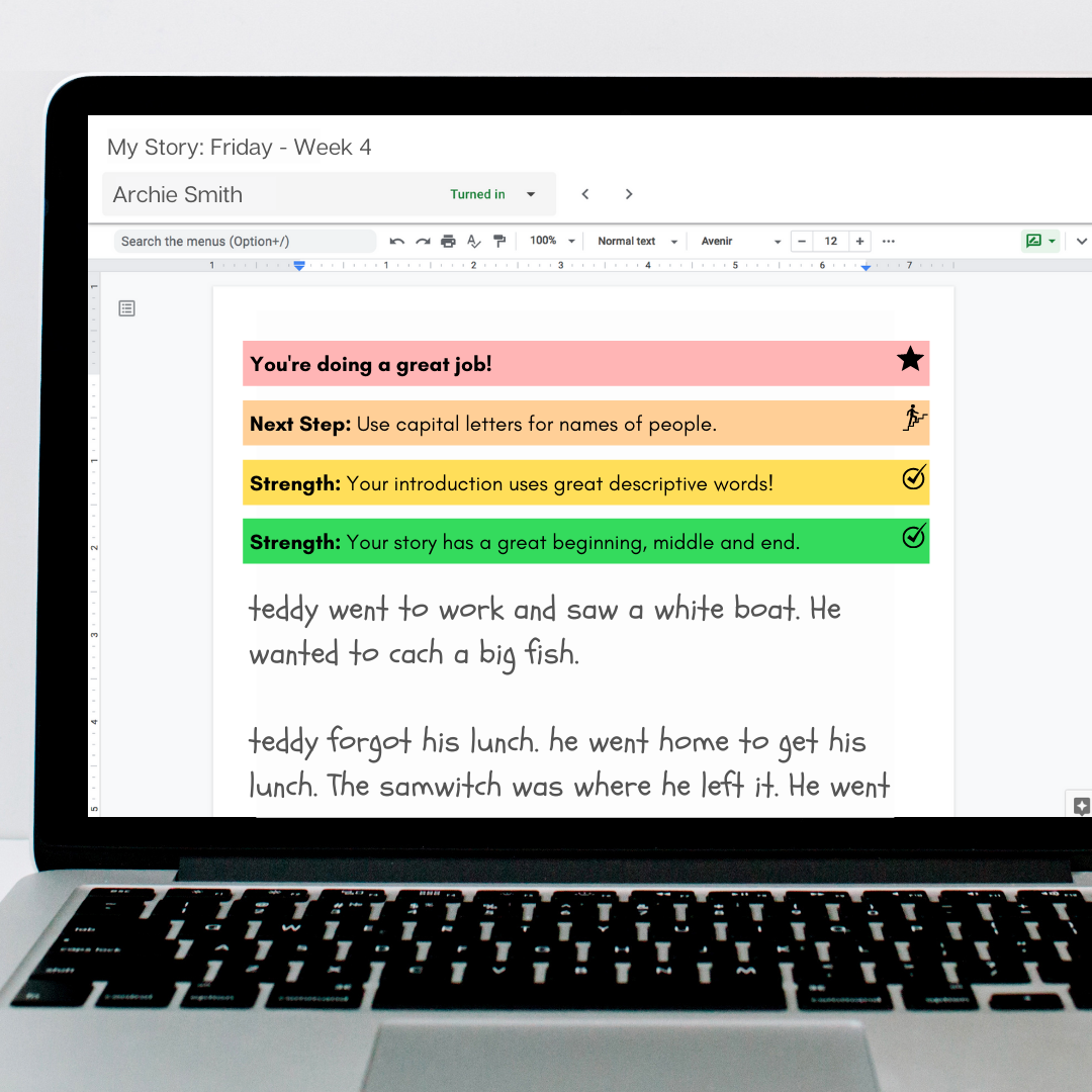 Drag and Drop: Lower Grades - Digital Feedback - Gifted and Talented Teacher