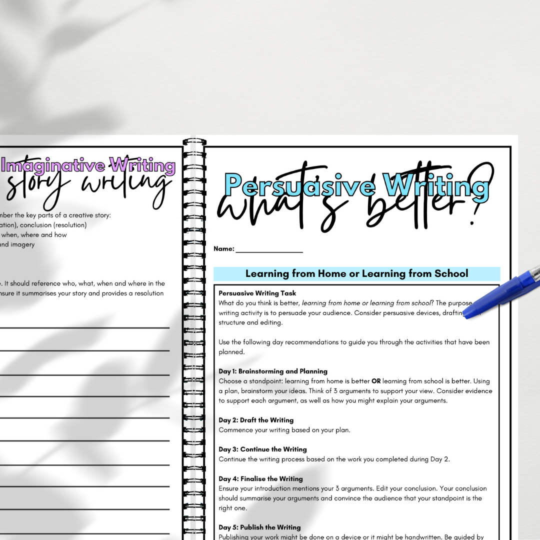 Writing: Imaginative, Persuasive and Informative - Casual Relief Teaching - Gifted and Talented Teacher